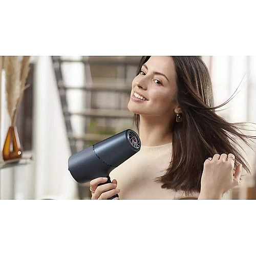 Фен Philips 5000 Series, 2300Вт, 3 режима, диффузор, иониз-я, холл. обдув, темно-синий