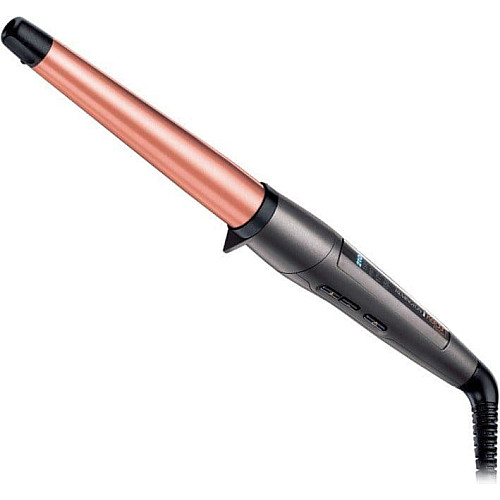 Плойка Remington Keratin Protect, конусная, 48Вт, темп. режимов-5, D-19-28mm, 150-210С, керамика, серебристый