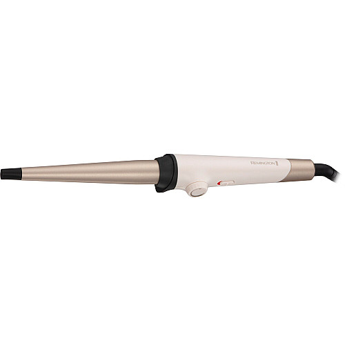 Плойка Remington Shea Soft, конусна, 39Вт, D -13-25 mm, 130-200С, кераміка, біло-золотий