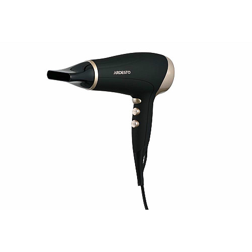 Фен ARDESTO Gemini HD-522, 1800-2200Вт, 2 скорости, 3 темпера. режимы , функция Cool Shot, черный