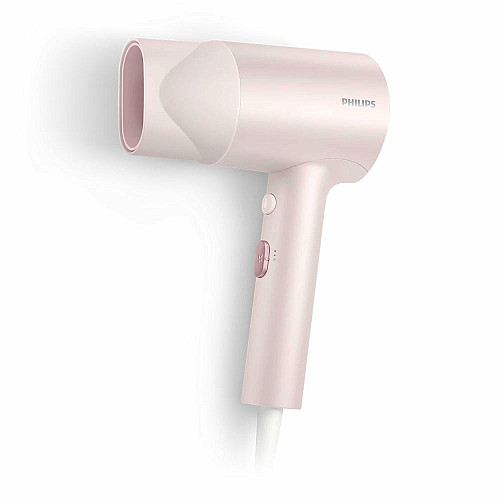 Фен Philips 3000 Series, 1600Вт, 2 режими, іонізація, рожевий