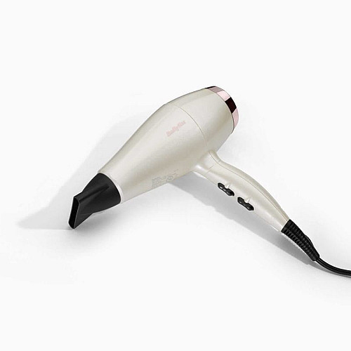 Фен Babyliss Stardust Shimmer, 2000Вт, 3 режими, іонізація, хол. обдув, 1 насадка, білий