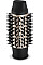 Фен-щетка Remington Blow Dry&Style Caring, 1000Вт, 2 режима, иониз-я, холл. обдув, чехол, керамика, черно-золотой