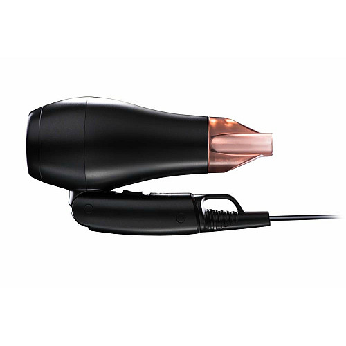 Фен ARDESTO HD-Y120T, дорожній, 1200Вт, складна ручка, 2 швидкості, 2 темп. режими, чорний