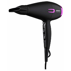Фен ARDESTO Violet PRO HD-Y221PRO ,1750-2100Вт, 2 скорости, 3 темп.режимы, диффузор, черный