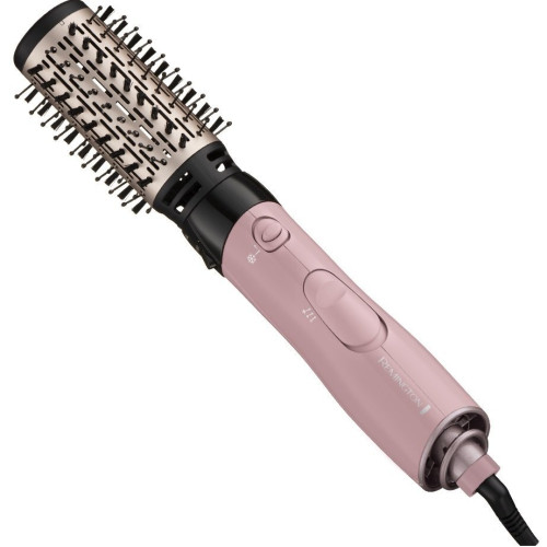 Фен-щітка Remington Coconut Smooth, 1000Вт, 2 режими, іонізація, хол. обдув, 2 насадки, чорно-рожевий