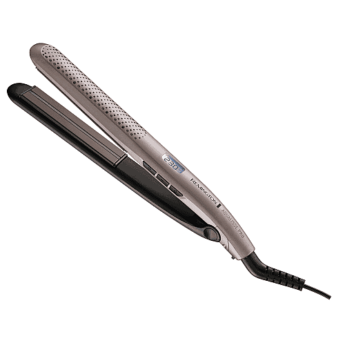 Выпрямитель Remington Aqualisse PRO, 230Вт, темп.режим-10, дисплей, керамика, серебристый
