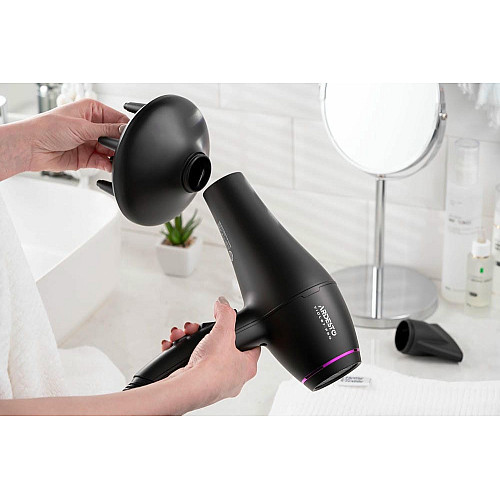 Фен ARDESTO Violet PRO HD-Y222PRO, 1850-2200Вт, 2 скорости, 3 темп. режима, диффузор, черный