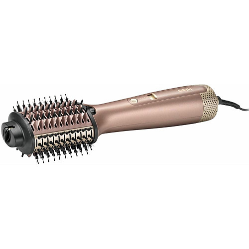 Фен-щетка Babyliss Air Power Volume, 1000Вт, 2 режима, диффузор, иониз-я, холл. обдув, керамика, розовый