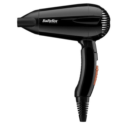 Фен Babyliss дорожный Travel Dry, 2000Вт, 2 режима, складная рукоятка, черный