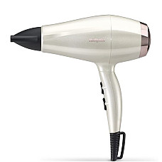 Фен Babyliss Stardust Shimmer, 2000Вт, 3 режими, іонізація, хол. обдув, 1 насадка, білий