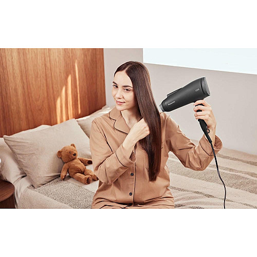 Фен Panasonic, 2300Вт, 3 режими, іонізація, хол. обдув, чорний