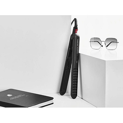 Выпрямитель Rowenta x Karl Lagerfeld Optiliss, >240Вт, темп.режимов-10, 130-230С, ионизация, керамика, турмалин, черный