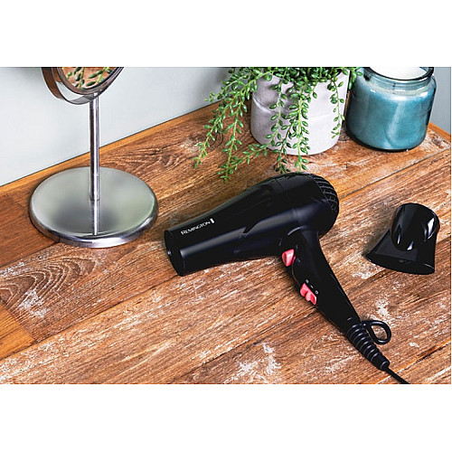 Фен Remington MyStylist, 1900Вт, 2 режими, іоніз-я, хол. обдув, чорний