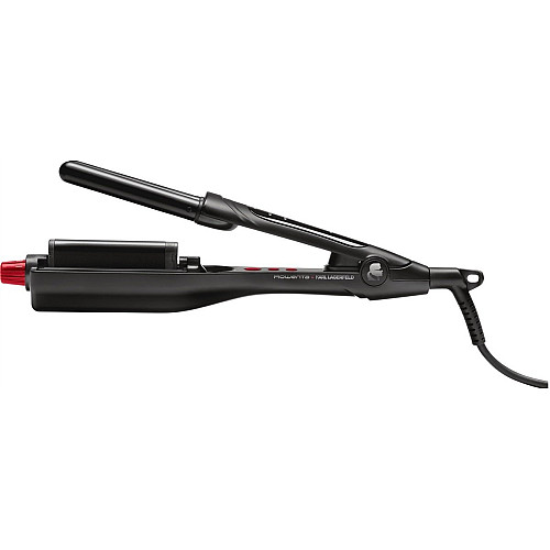 Плойка Rowenta Karl Lagerfeld Waves Addict Hair Waver, для волн , >230Вт, темп.режимів-6, 120-210С, обертання, кераміка, чорний