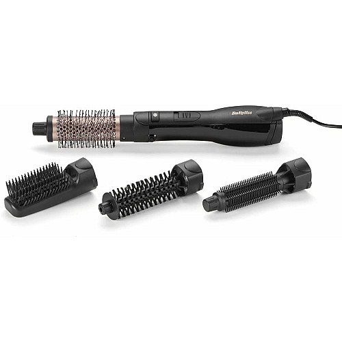Фен-щетка Babyliss Smooth Finish, 1200Вт, 3 режима, иониз-я, холл. обдув, керамика, черный
