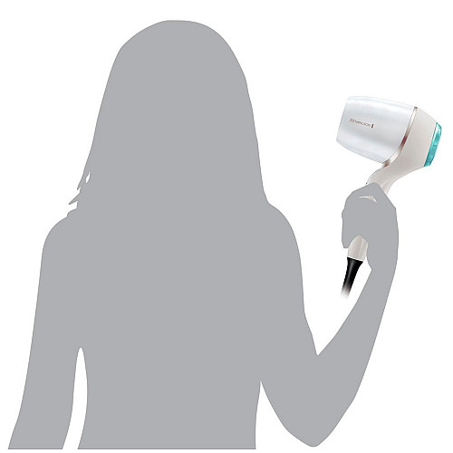 Фен Remington HYDRAluxe PRO, 2200Вт, 3 режими, дифузор, іоніз-я, хол. обдув, білий