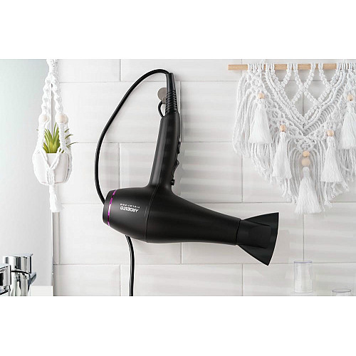 Фен ARDESTO Violet PRO HD-Y222PRO, 1850-2200Вт, 2 скорости, 3 темп. режима, диффузор, черный