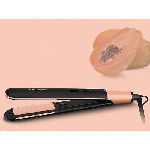 Випрямляч Rowenta Express Shine Papaya, >240Вт, темп.режимів-8, 140-210С, дисплей, кераміка, чорний