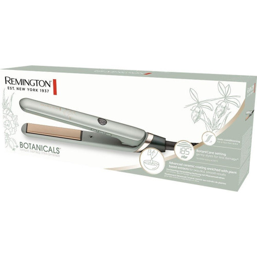 Випрямляч Remington Botanicals, >300Вт, темп.режимів-10, 150-230С, дисплей, кераміка, сіро-зелений