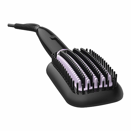 Щетка-выпрямитель Philips StyleCare Essential, 52Вт, темп. режимов-2, 170-200С, керамика, черный