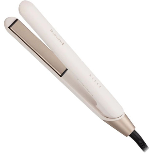 Випрямляч Remington Shea Soft, >300Вт, темп.режимів-5, 150-230С, кераміка, біло-золотий
