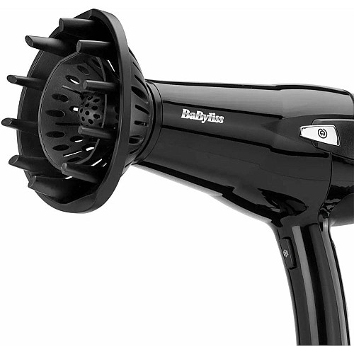 Фен Babyliss CordKeeper, 2000Вт, 3 режима, иониз-я, холл. обдув, смотка шнура, черный