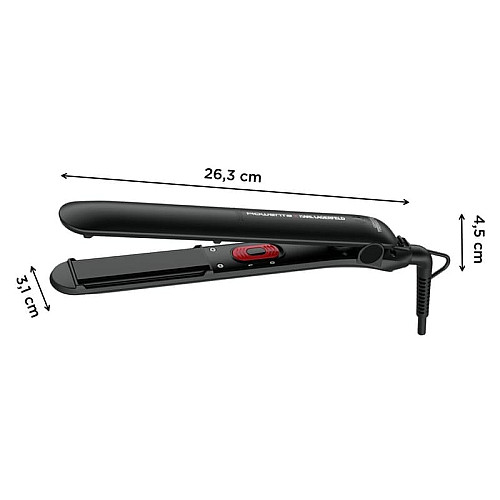 Выпрямитель Rowenta x Karl Lagerfeld Easyliss, >240Вт, >200С, керамика, турмалин, черный