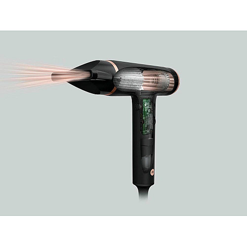 Фен Rowenta T-Shape Maestria Nano, 1700Вт, 3 режима, диффузор, иониз-я, холл. обдув, черный