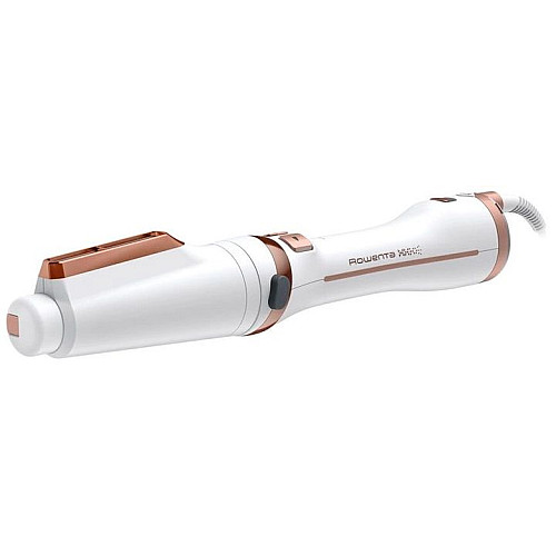 Фен-щітка Rowenta Brush Activ' Ultimate Care, 700Вт, 3 режими, іоніз-я, хол. обдув, оберт. насадок, кераміка, біло-золотий
