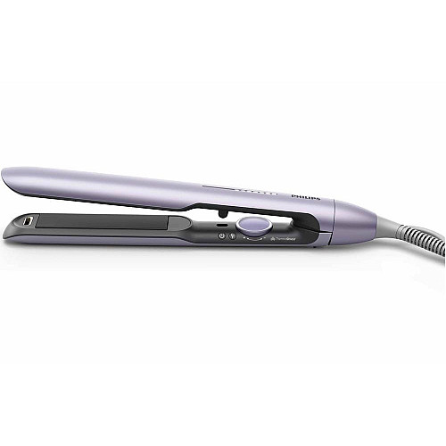 Выпрямитель Philips 7000 Series, темп.режимов-12, 120-230С, пластины с аргановым маслом, чехол, керамика, фиолетовый