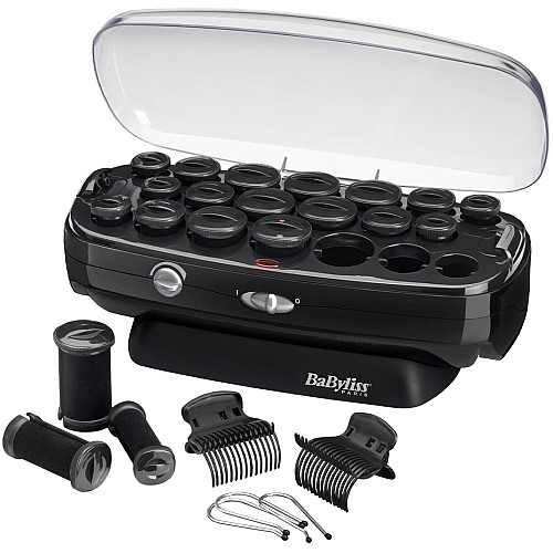 Термо бігуді Babyliss, 50Вт, 90-140 °C, кейс, кераміка, чорний