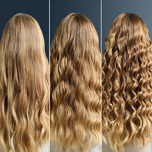 Стайлер Rowenta Twist Curl, автоматичний, темп.режимів-4, 150C–210С, кераміка, рукавика та термопідкладка, чорно-золотий