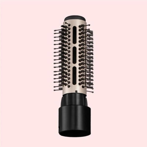 Фен-щітка Remington Coconut Smooth, 1000Вт, 2 режими, іонізація, хол. обдув, 2 насадки, чорно-рожевий