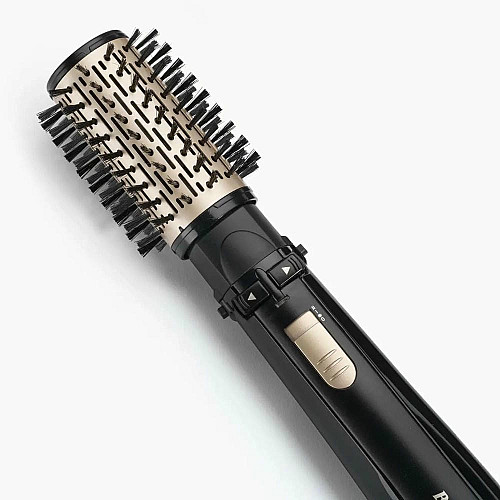 Фен-щетка Babyliss Big Hair Dual 1000, 1000Вт, 2 режима, холл. обдув, оборот. насадок, 2 насадки, черный