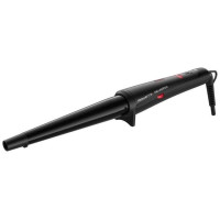 Плойка Rowenta x Karl Lagerfeld Conical Curler, конусна, 40Вт, 120-200С, турмалін, чорний