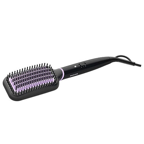 Щетка-выпрямитель Philips StyleCare Essential, 52Вт, темп. режимов-2, 170-200С, керамика, черный
