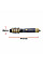 Фен-щетка Remington Sapphire Luxe, 1000Вт, 2 режима, иониз-я, холл. обдув, керамика, сапфировый