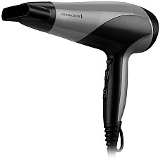 Фен Remington Ionic Dry, 2200Вт, 3 режими, дифузор,турмалинова іоніз-я, хол. обдув, сіро-чорний
