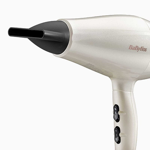 Фен Babyliss Stardust Shimmer, 2000Вт, 3 режими, іонізація, хол. обдув, 1 насадка, білий