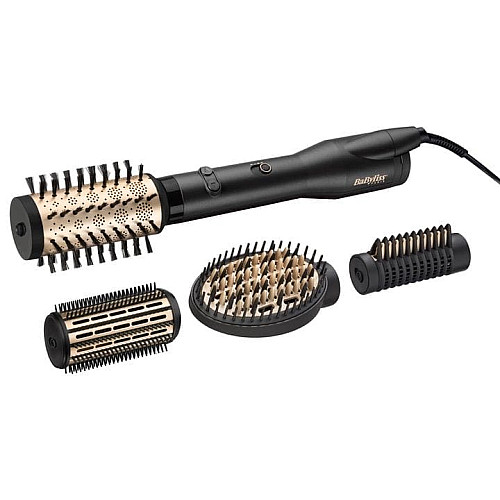 Фен-щетка Babyliss Big Hair Luxe, 650Вт, 2 режима, холл. обдув, керамика, черный