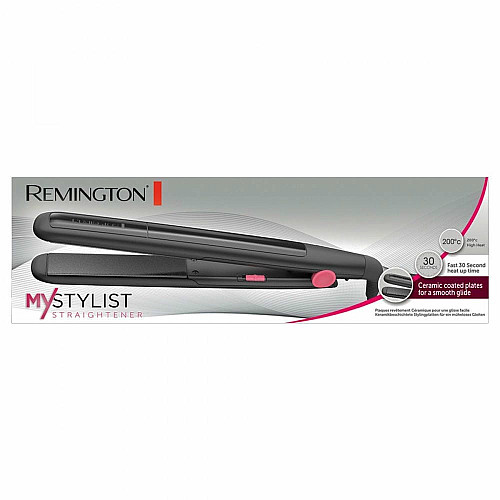 Выпрямитель Remington MyStylist Е51, 38Вт, темп. режимов-1, 200С, керамика, черный