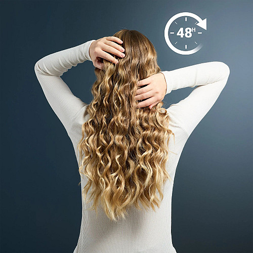 Стайлер Rowenta Twist Curl, автоматичний, темп.режимів-4, 150C–210С, кераміка, рукавика та термопідкладка, чорно-золотий
