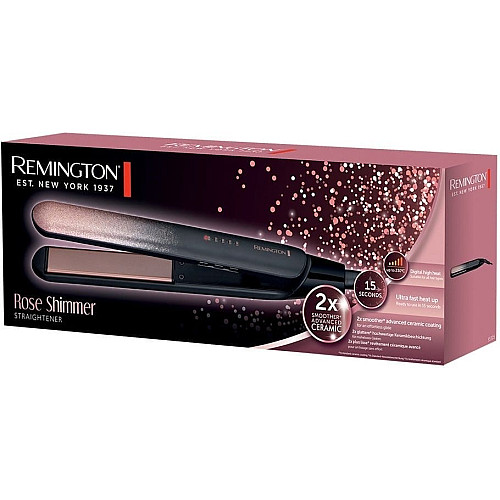 Выпрямитель Remington Rose Shimmer, темп. режимов-5, 150-230С, керамика, черно-золотой
