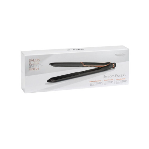 Випрямляч Babyliss Smoth Pro, темп.режимів-6, 140-235°C, термо килимок, іонізація, кераміка, чорний