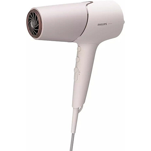 Фен Philips 5000 Series, 2300Вт, 3 режими, дифузор, іоніз-я, хол. обдув, біло-рожевий