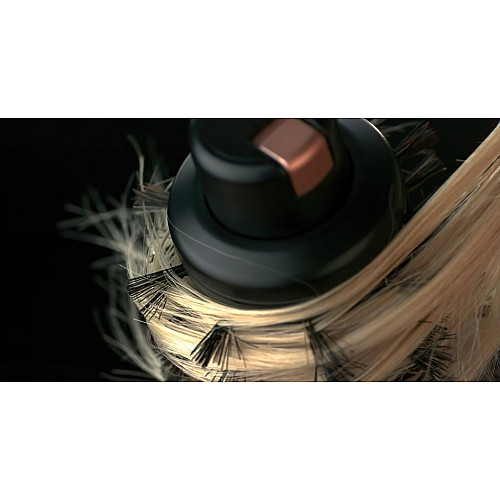 Фен-щітка Rowenta Ultimate Experience, 750Вт, 1 режими, іоніз-я, оберт.насадок, кераміка, чорний