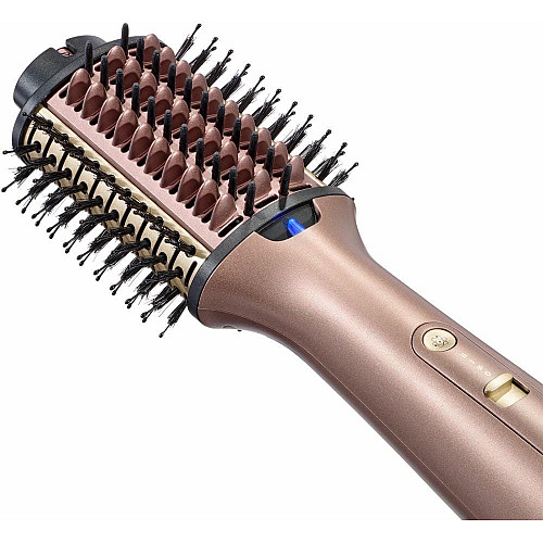 Фен-щетка Babyliss Air Power Volume, 1000Вт, 2 режима, диффузор, иониз-я, холл. обдув, керамика, розовый