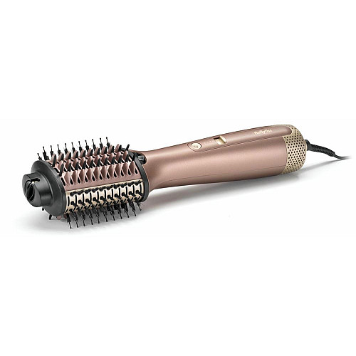Фен-щетка Babyliss Air Power Volume, 1000Вт, 2 режима, диффузор, иониз-я, холл. обдув, керамика, розовый