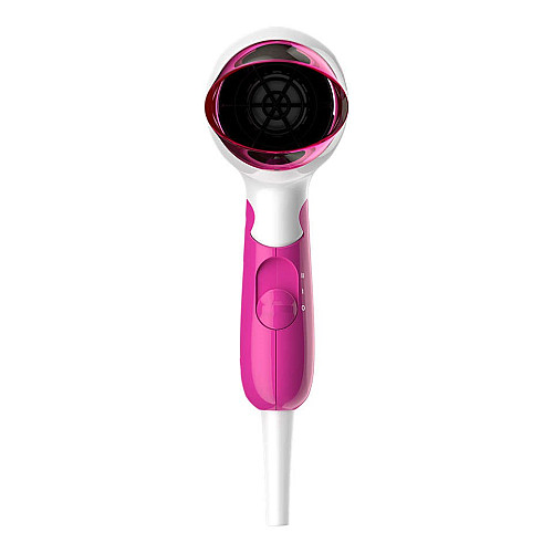 Фен Philips DryCare Essential дорожній, 1400Вт, 2 режими, хол. обдув, рожевий